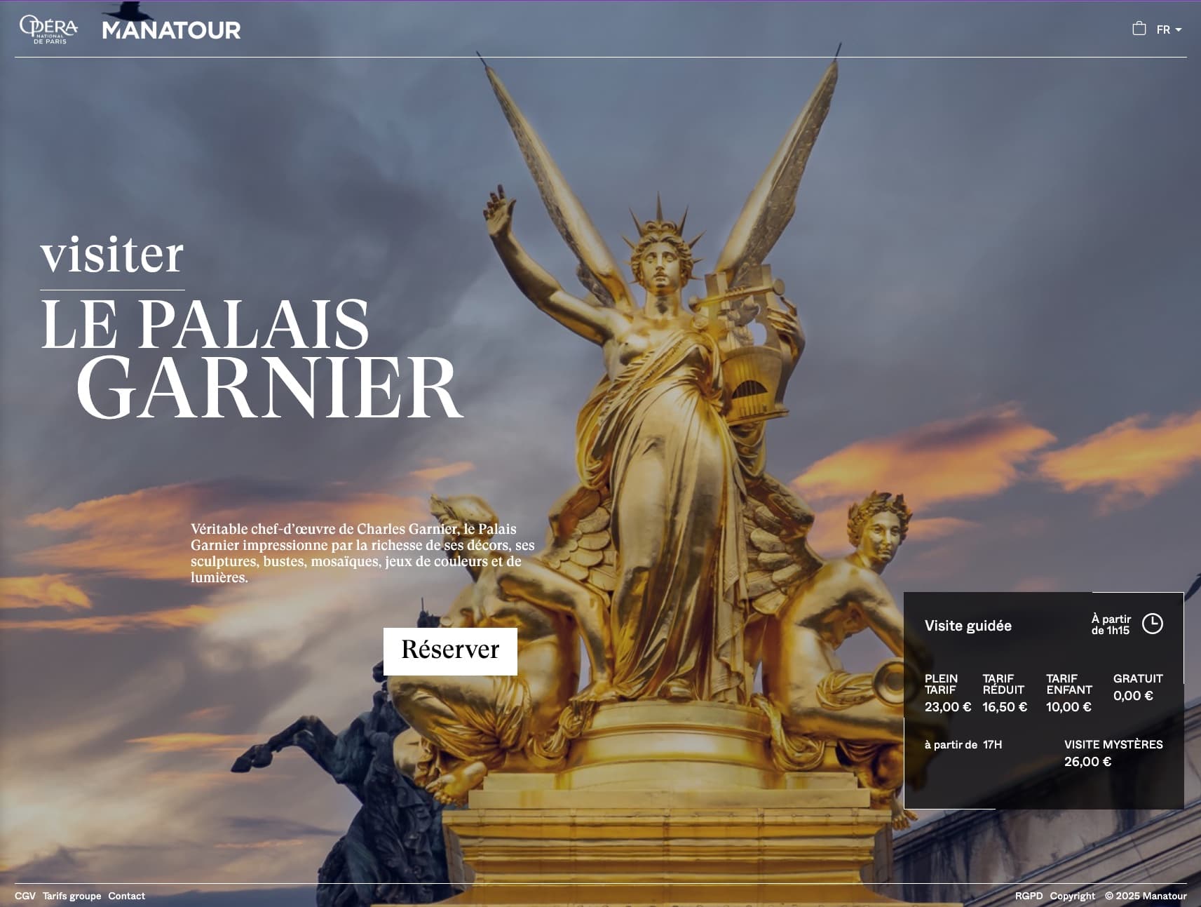 Billetterie Opera Garnier